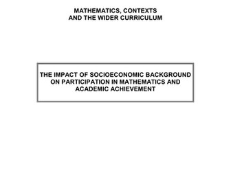 Socioeconomic Background & Mathematics