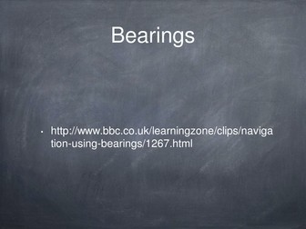 Bearings calculating & measuring
