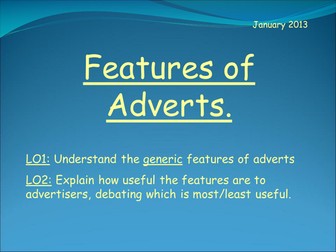 Features of Adverts