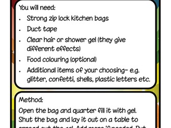 More Super Sensory Suggestions