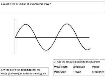 Transverse & Longitudinal Waves Starter