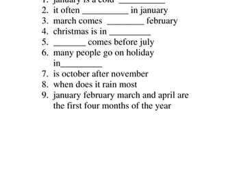 Using pronouns/punctuation