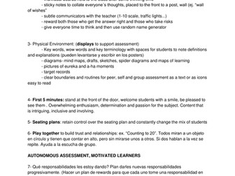 Assessment for Learning activities
