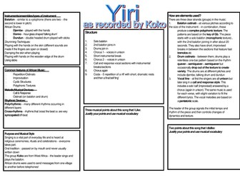 Edexcel GCSE AOS Set Work Mindmaps