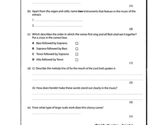 AOS1 Handel 'And the Glory of the Lord'