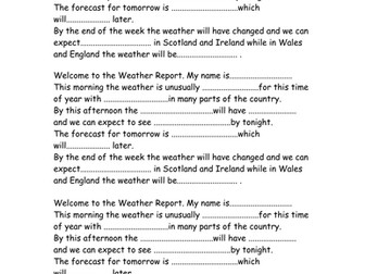 Write a Weather Report