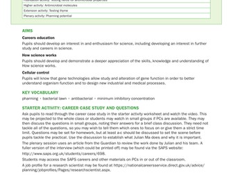 Investigating antibacterial properties of plants