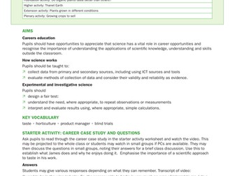Investigation: designing a fair test