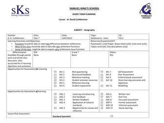 Interview Lesson - Intro to Settlements