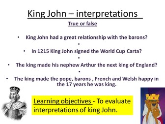 Interpretations of King John