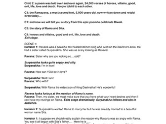 Diwali assembly script