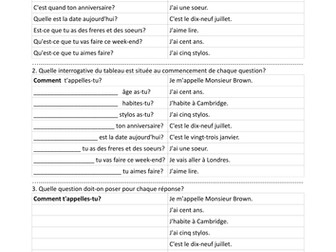 Comment poser une question