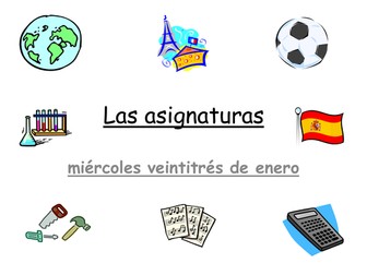 Las asignaturas