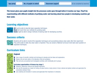 Creating the world’s finest drink – clean water.