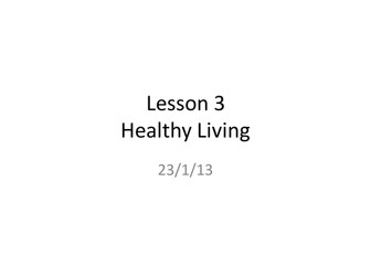 Healthy Lifestyles