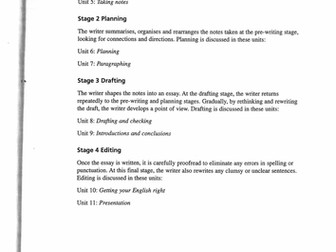 Essay Writing Guidance Part 1