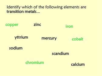 AQA A2 CHEM5 Transition Metals complex ions