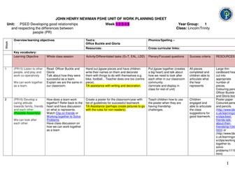 5 Week Unit on friendships and communication