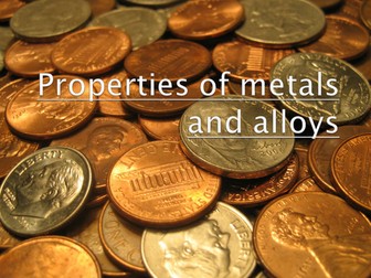 Edexcel c1 properties of metals and alloys