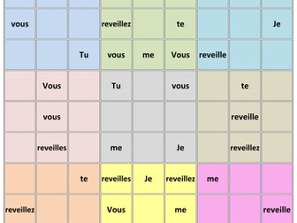 Sudoku With Reflexive Verbs
