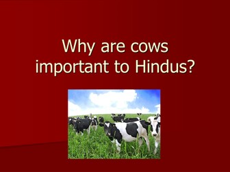 Why Cows are Important to Hindus: Hinduism