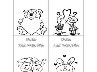 Make a Valentine's card in Spanish