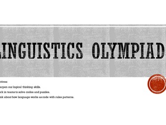 Linguistics Olympiad
