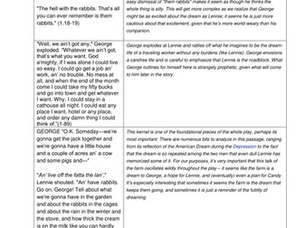 Dreams in 'Of Mice and Men'