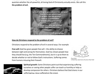 Introduction to the Problem of Evil