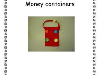Money Containers; design activity