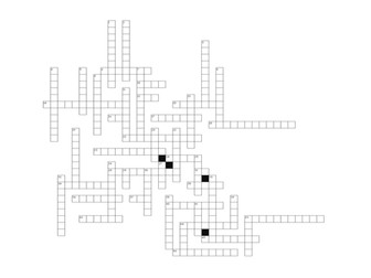 Crossword (DNA, genes, mRNA, tRNA etc.)