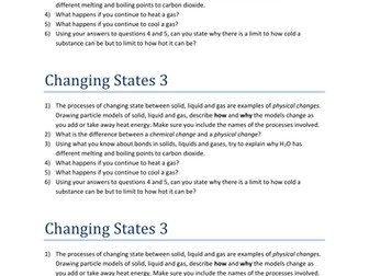 Elements Compounds and mixtures- Changing States