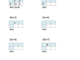 Multiplying out brackets heavily structured