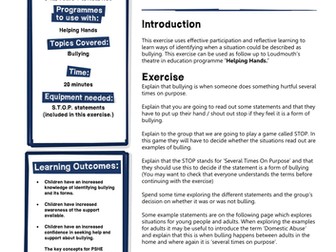 Several Times On Purpose Exercise; bullying