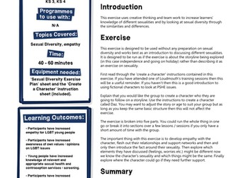 Introducing Sexual Diversity Issues in PSHEE