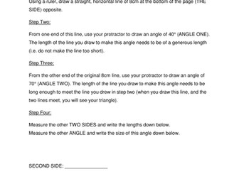 Triangle Construction