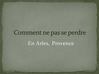 Arles, a town in the south of France