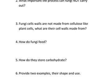 Edexcel iGCSE Fungi Circus