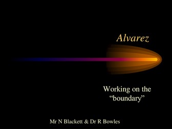 Alvarez Powerpoint; scientific investigation