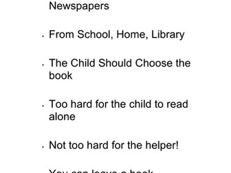 Paired reading - Introduction and method