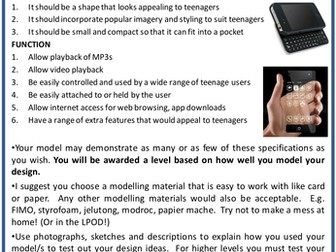 Development modelling activity or homework
