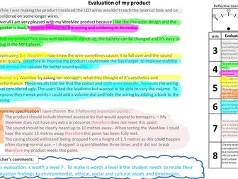 EXAMPLE_Evaluation of an electronic product