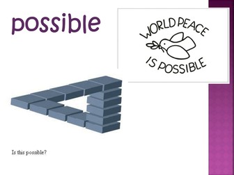 Slide show spelling words