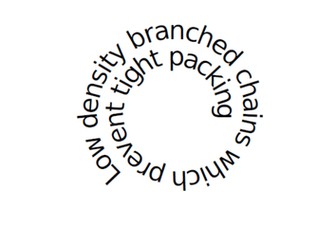 Polymers (LDPE, HDPE, Thermosetting/softening)