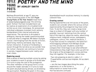 Mental health and multimodality: Poetry & the mind