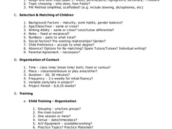 Paired writing - Planning