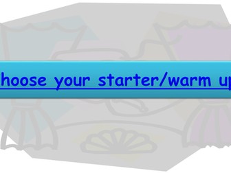 Drama Games and Warm Ups