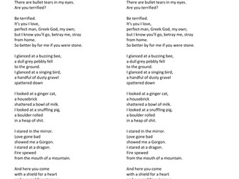 Analysis of Duffy's poem Medusa