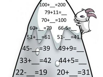 Missing number addition and subtraction