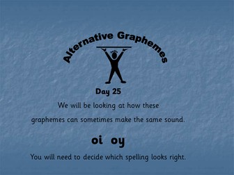 Alternative Graphemes 4 with 8 weeks of PLANNING